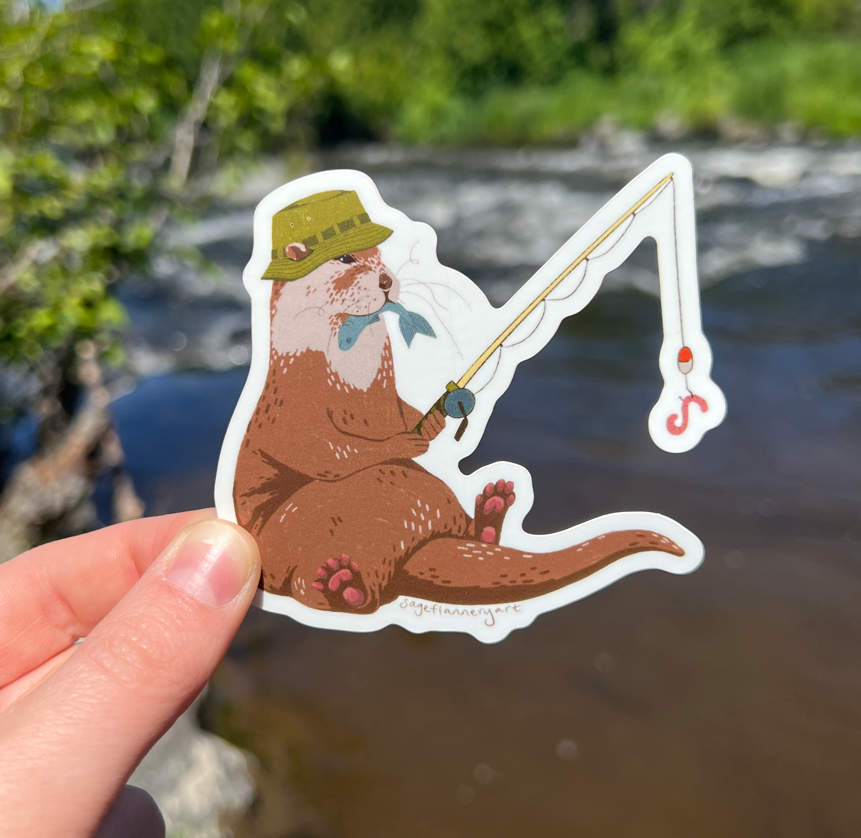 Gone Fishing Sticker