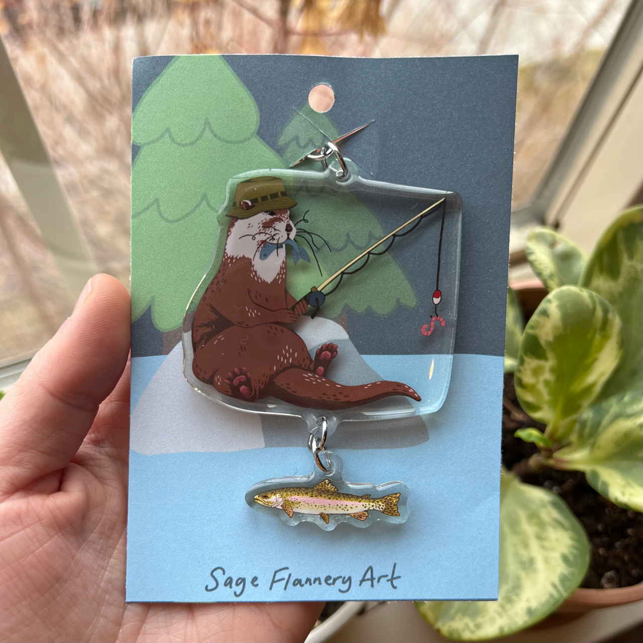 Gone Fishin' Keychain