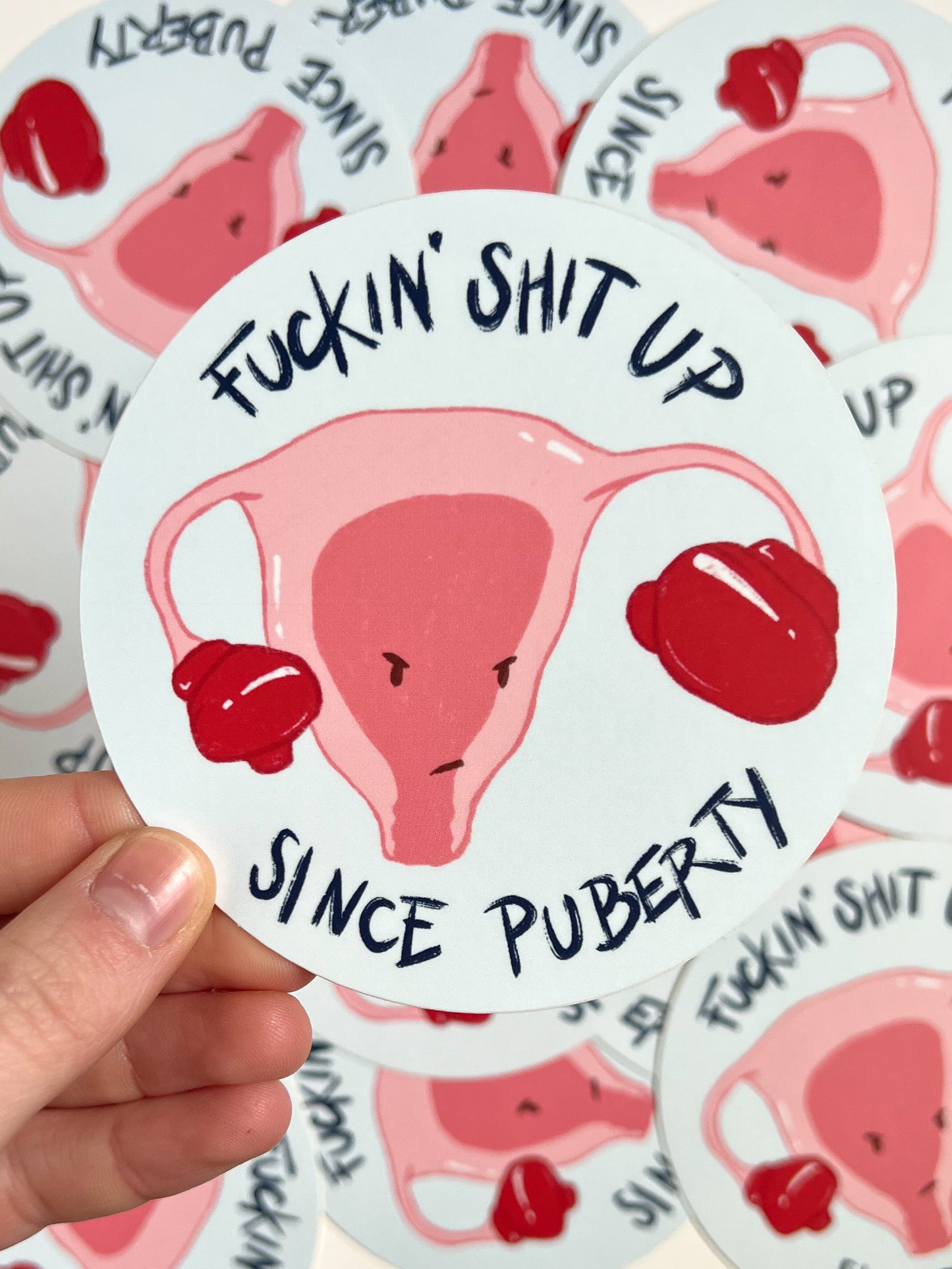 Angry Uterus Sticker