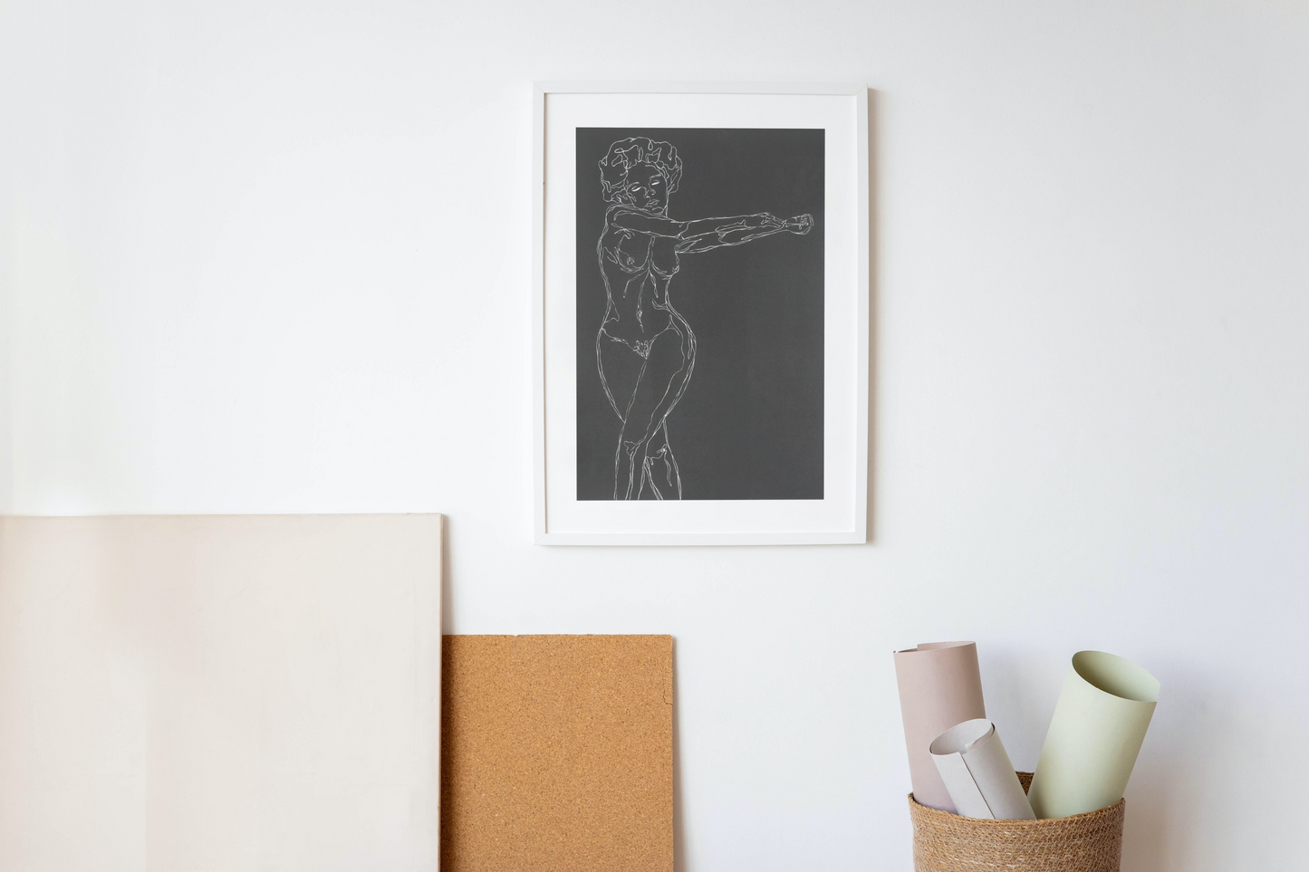 A Figure Reproduction Print