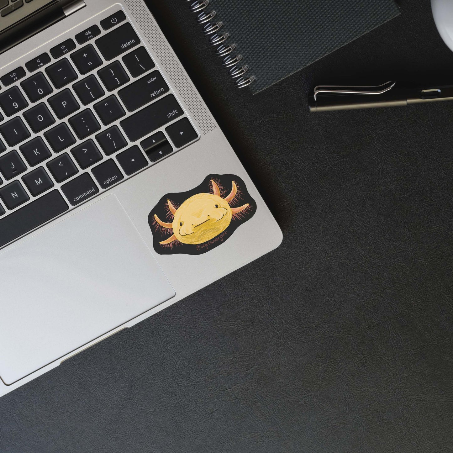 Golden Axolotl Sticker
