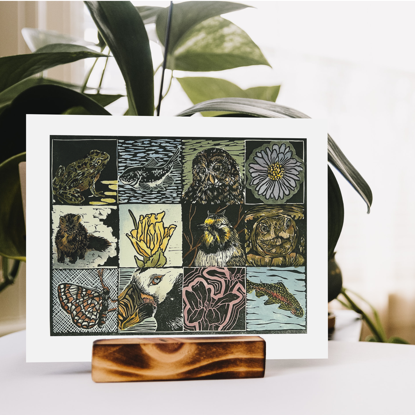 Endangered Species of Oregon Reproduction Print