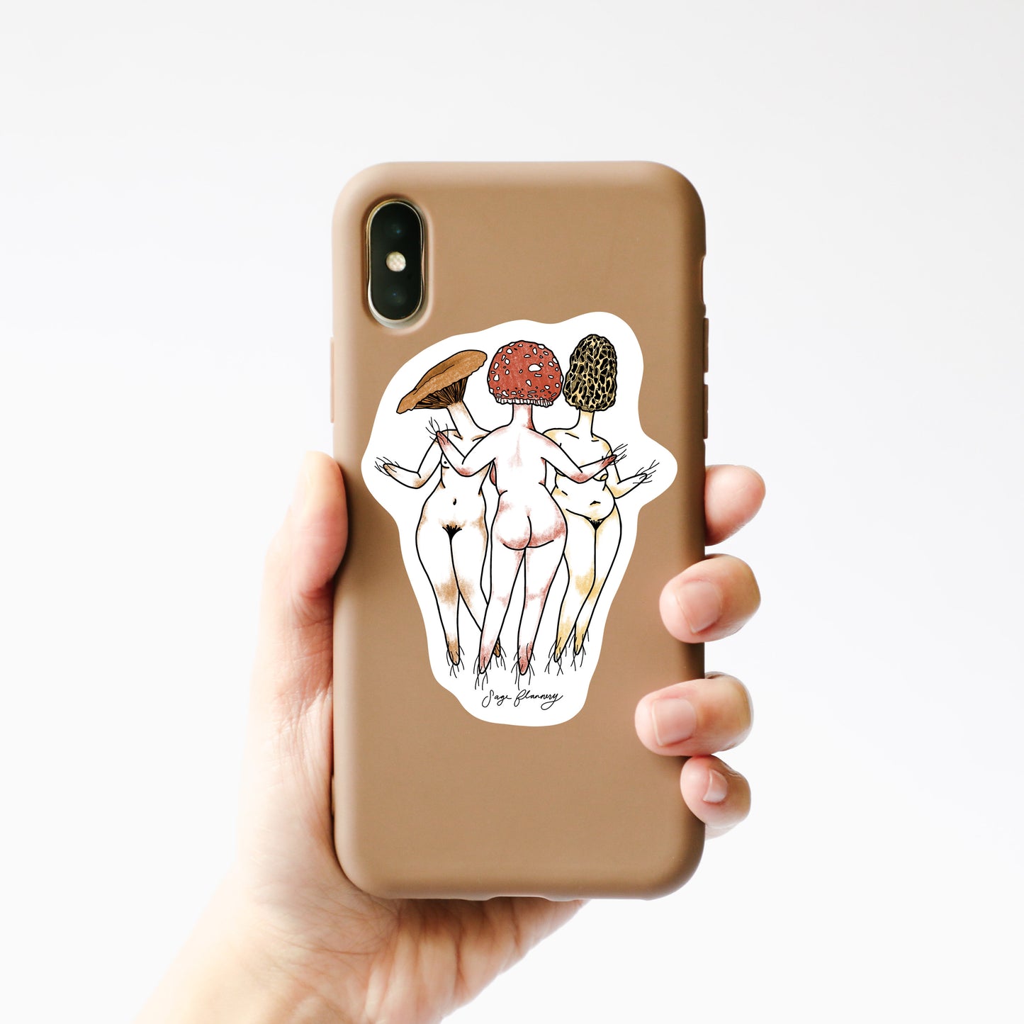 Mushroom a Trois Sticker