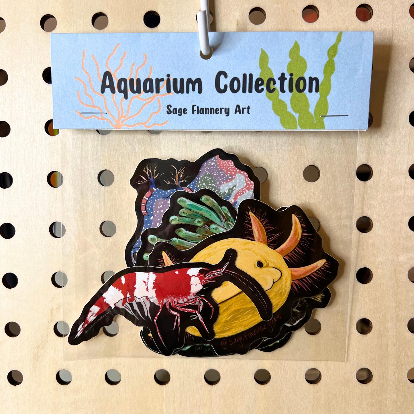 Aquarium Collection of Stickers