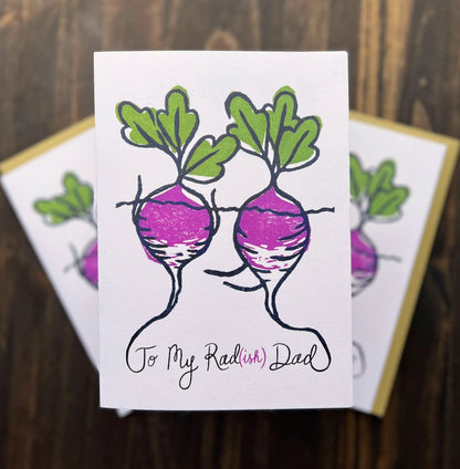 Rad-ish Dad - Card