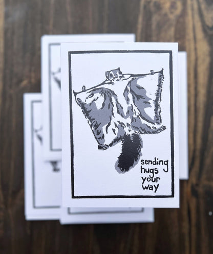 Flying Squirrel Card