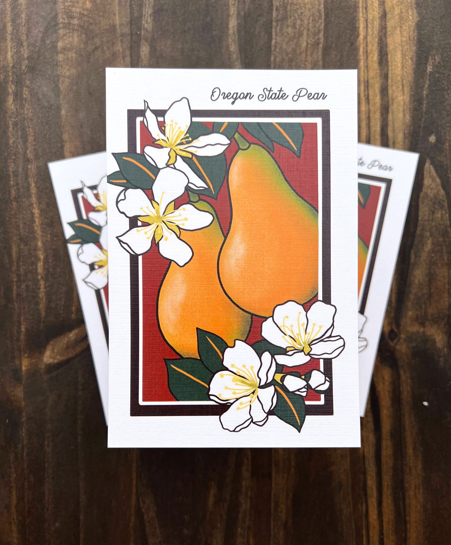 Oregon State Pear - Postcard